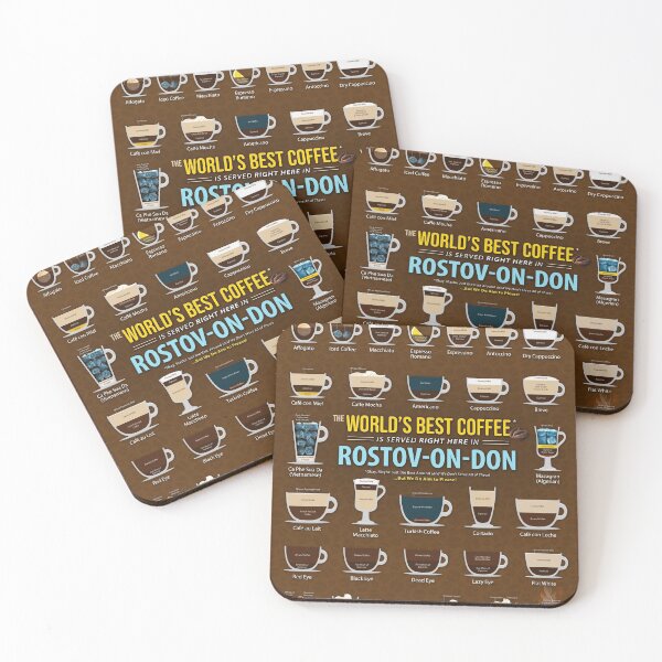 Item preview, Rostov-on-Don, Russia,Rostov Oblast Coffee Types Chart designed and sold by Coffee-Meme.