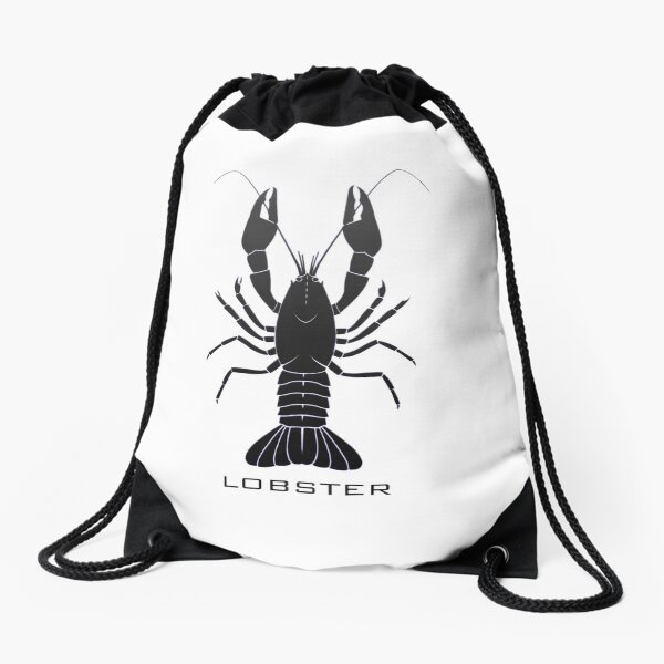 Lobster Drawstring Bag