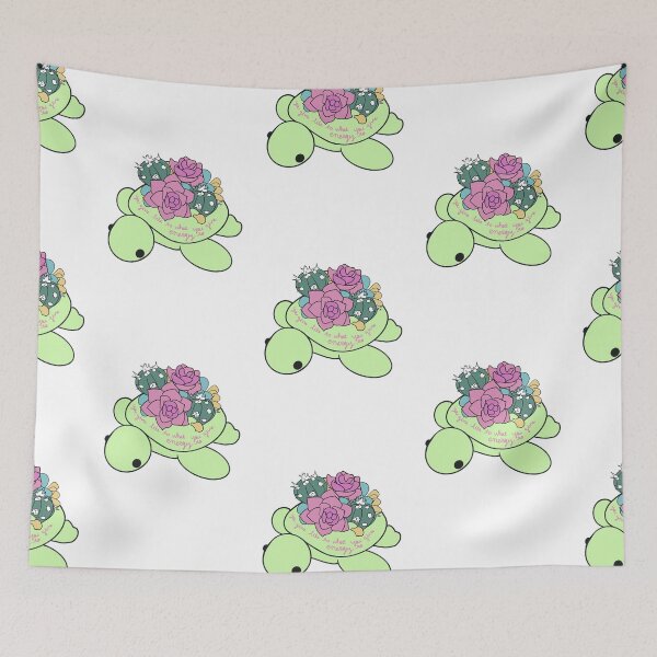 Item preview, Tortuga Marina con Plantas designed and sold by RissaGrillo.