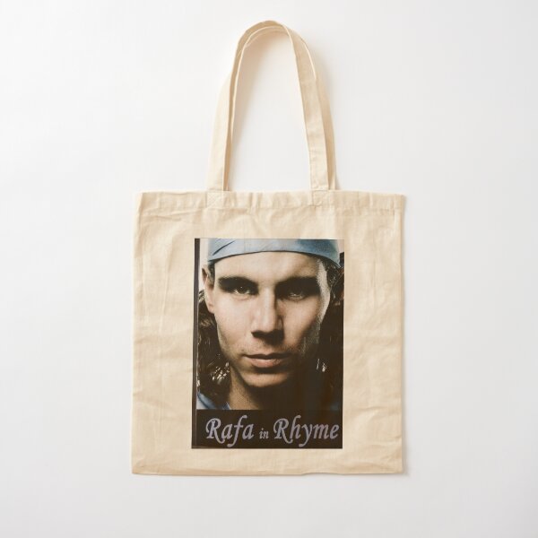 Rafael Nadal (Rafa in Rhyme book Cover photo) Cotton Tote Bag