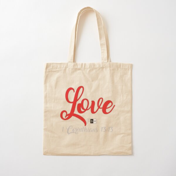 Love Cotton Tote Bag
