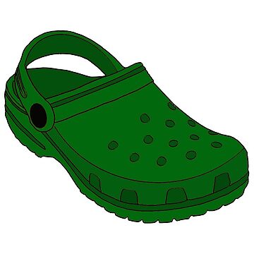 Dark 2025 green crocs