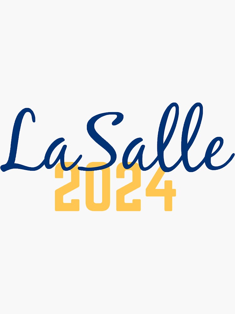 "La Salle University 2024" Sticker for Sale by 21jennyc Redbubble