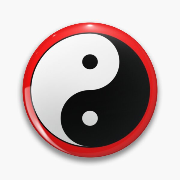 Item preview, Yin And Yang Repeating Pattern (Red Background) designed and sold by Pendy777.
