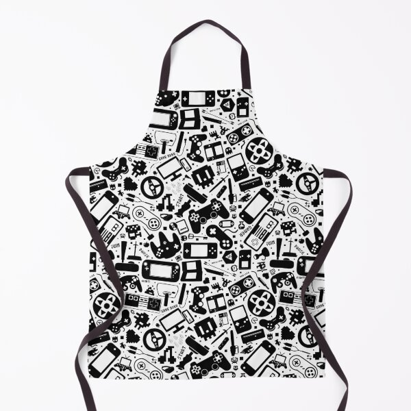 Item preview, Video Gamer Pattern Black and White designed and sold by Jarrod Vandenberg.