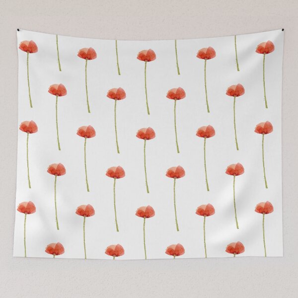 Item preview, Red Poppy solitaire designed and sold by Ivy & Foxglove Designs.