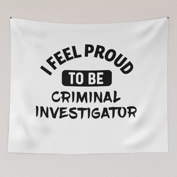 Item preview, I feel Proud to be criminal investigator designed and sold by bumperapparels.
