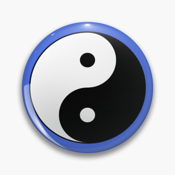 Item preview, Yin And Yang Repeating Pattern (Royal Blue Background) designed and sold by Pendy777.