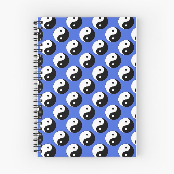 Item preview, Yin And Yang Repeating Pattern (Royal Blue Background) designed and sold by Pendy777.