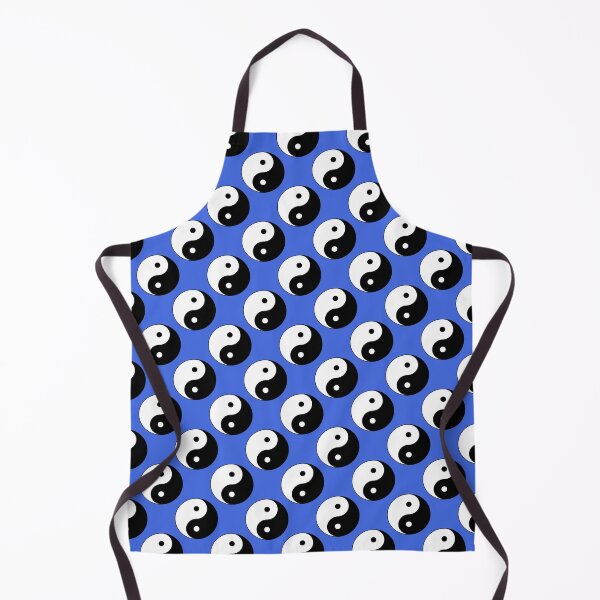 Item preview, Yin And Yang Repeating Pattern (Royal Blue Background) designed and sold by Pendy777.