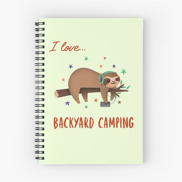 Item preview, Cute animal Backyard Camping designed and sold by Life Is Beautiful.