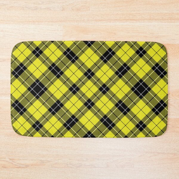 Item preview, Yellow & Black Cross Tartan Plaid Twill Pattern designed and sold by 89BLACK.