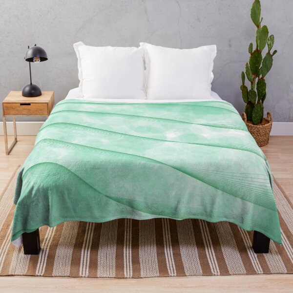 Item preview, Green waves designed and sold by Abstractlara.