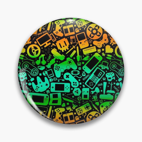 Item preview, Video Gamer Pattern Vivid Tropical designed and sold by Jarrod Vandenberg.