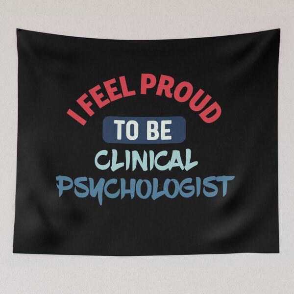 Item preview, I feel Proud to be clinical psychologist retro designed and sold by bumperapparels.