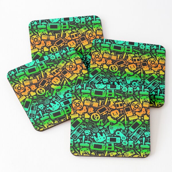 Item preview, Video Gamer Pattern Vivid Tropical designed and sold by Jarrod Vandenberg.