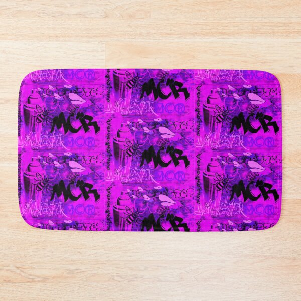 Item preview, Manchester Bees Graffiti (no border, Pink) designed and sold by abigabhall.