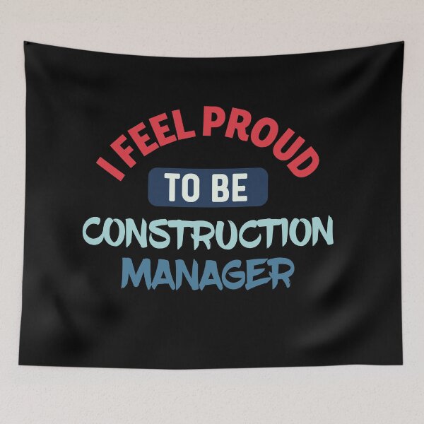 Item preview, I feel Proud to be construction manager retro designed and sold by bumperapparels.
