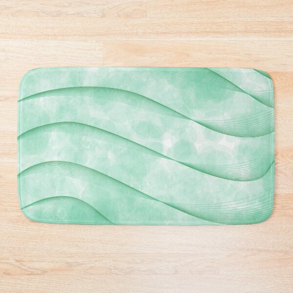 Item preview, Green waves designed and sold by Abstractlara.