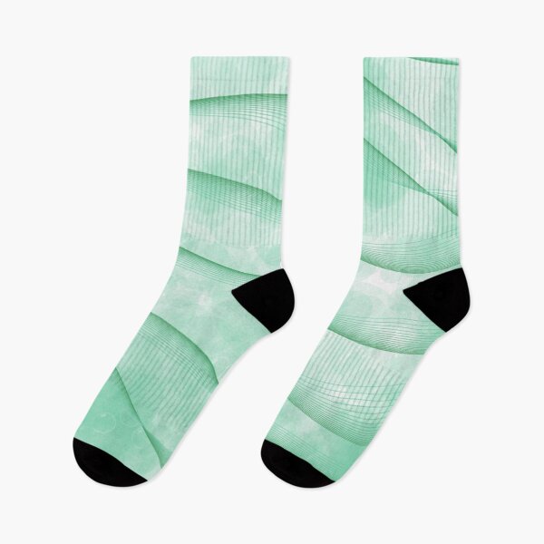 Item preview, Green waves designed and sold by Abstractlara.