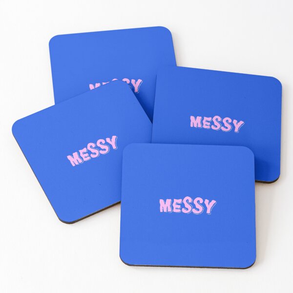 Item preview, MESSY (Pink & Blue) designed and sold by lettersbysid.