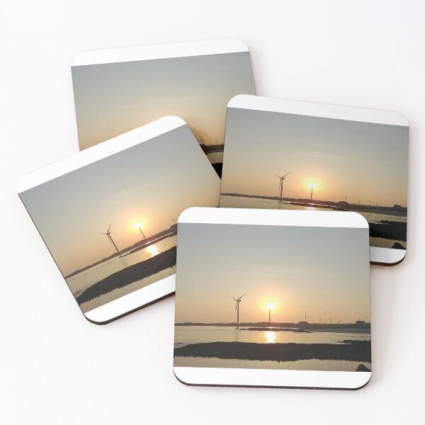 Item preview, Harmony of the sea, windmills and sunrise. designed and sold by human8891.