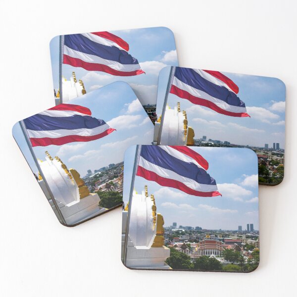Item preview, Thai Flag over Bangkok designed and sold by samvschantz.