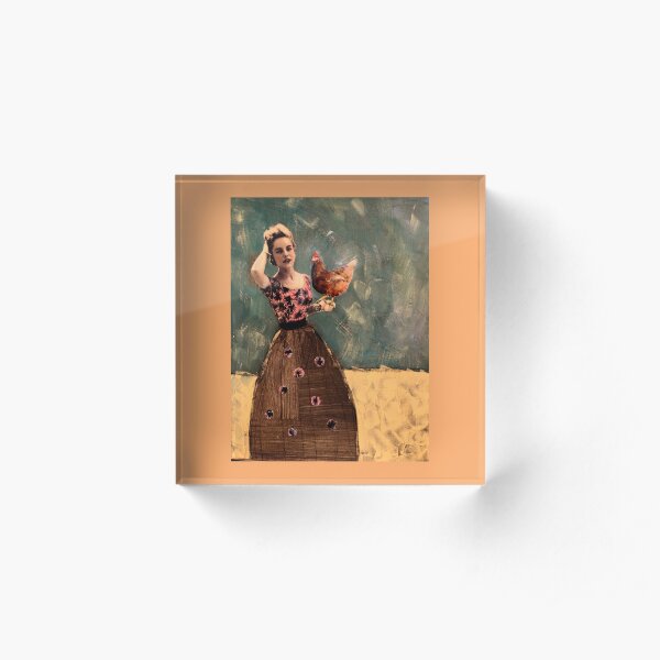 dear little hen of mine Acrylic Block