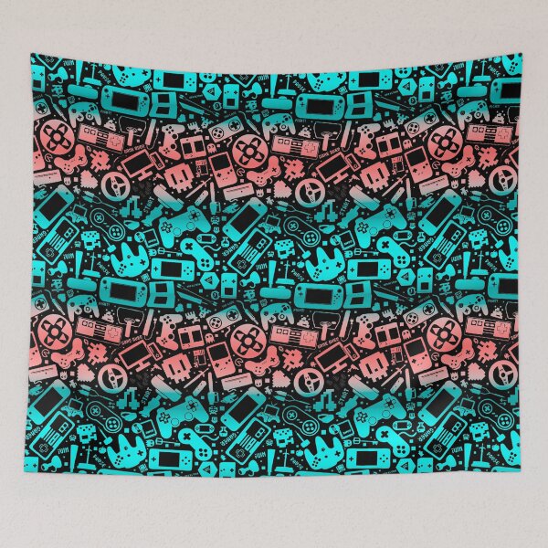 Item preview, Gamer Pattern Pastel designed and sold by Jarrod Vandenberg.