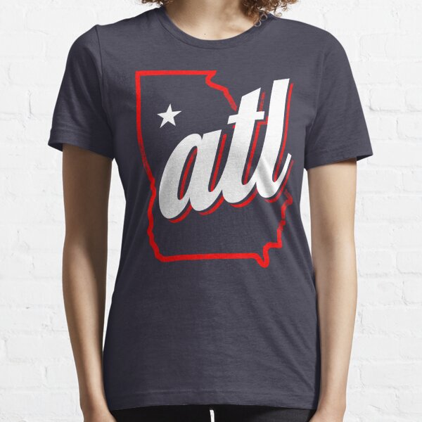 Atlanta Braves Nike Women's Local Nickname Lockup T-Shirt - Navy