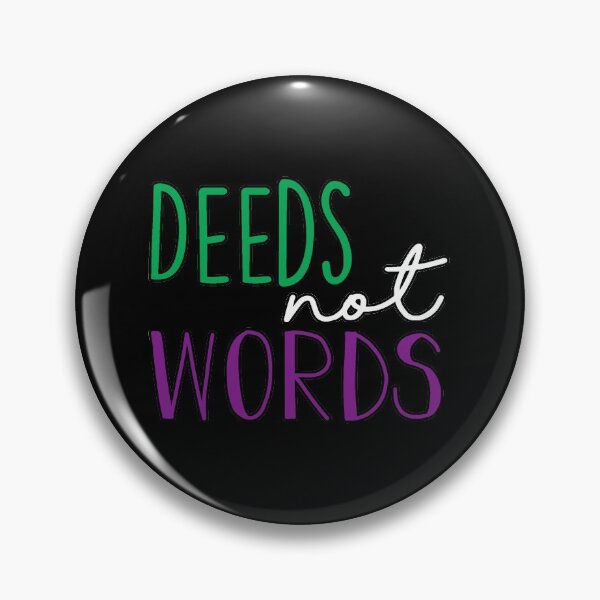 Item preview, Deeds Not Words Large Handlettering designed and sold by MrsJDraws.