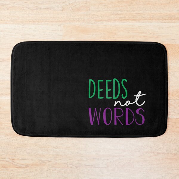 Item preview, Deeds Not Words Large Handlettering designed and sold by MrsJDraws.