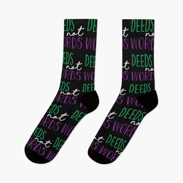 Item preview, Deeds Not Words Large Handlettering designed and sold by MrsJDraws.