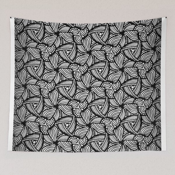 Item preview, Line Art Seamless Graphic Pattern Printable Design GC-023-01 designed and sold by GraphicCharms.