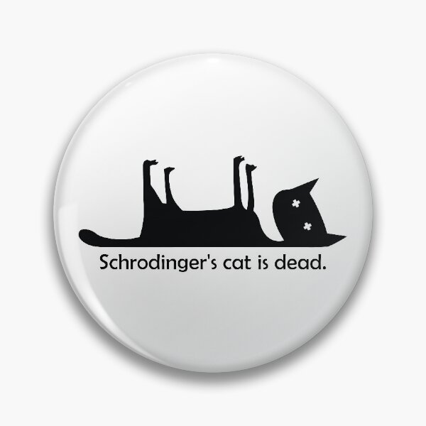 Item preview, Schrodinger's cat is dead designed and sold by ramib.