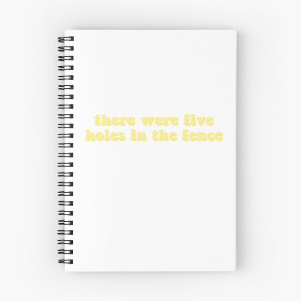 Item preview, there were five holes in the fence  designed and sold by fanartgalore.