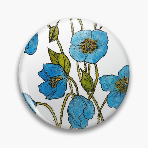 Item preview, Himalayan Poppy Botanical Illustration designed and sold by María Casas Watercolour Designs.