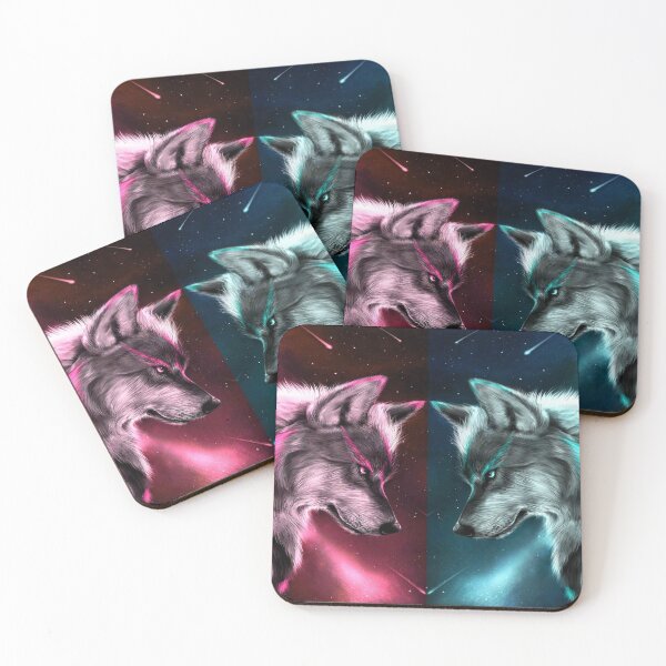 Item preview, Wolves Confrontation designed and sold by StickerNova1.