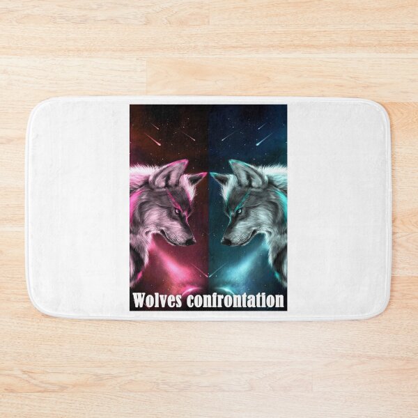 Item preview, Wolves Confrontation designed and sold by StickerNova1.