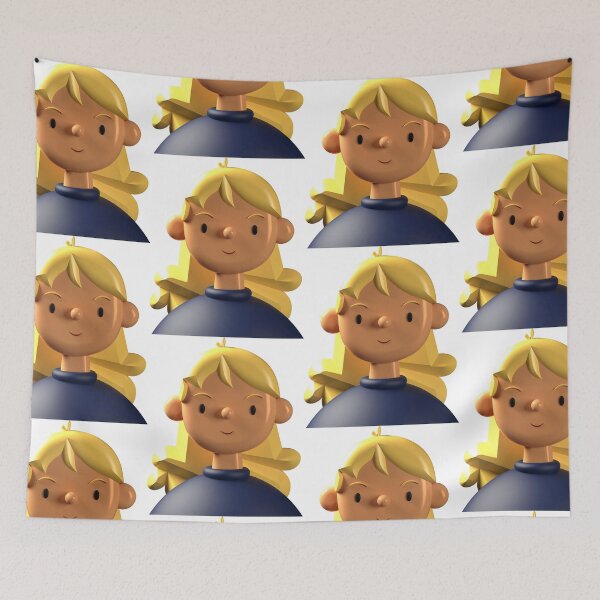Item preview, Funny blonde long-haired girl Susanne designed and sold by MHerzel.
