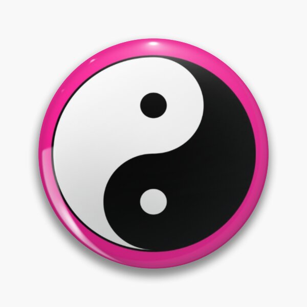 Item preview, Yin And Yang Repeating Pattern (Deep Pink Background) designed and sold by Pendy777.