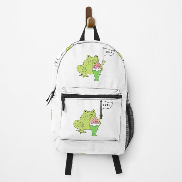 Item preview, Strawberry frog and strawberry ice cream Funny Frog kwak quote designed and sold by OneTimeEngineer.