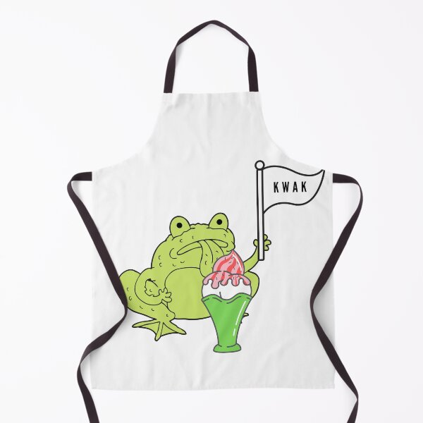 Item preview, Strawberry frog and strawberry ice cream Funny Frog kwak quote designed and sold by OneTimeEngineer.