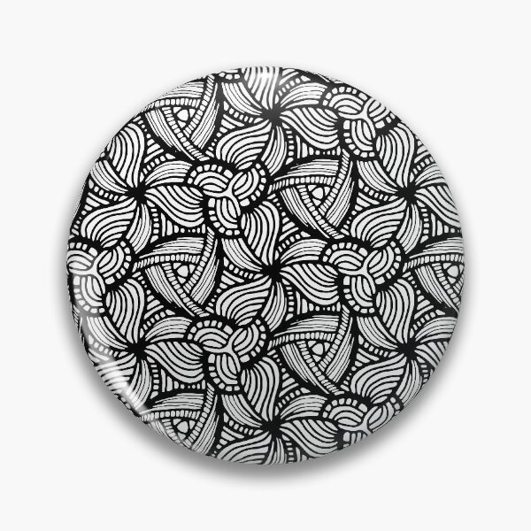 Item preview, Line Art Seamless Graphic Pattern Printable Design GC-023-01 designed and sold by GraphicCharms.