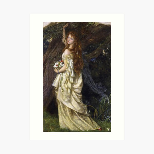 Arthur Hughes - Ophelia Kunstdruck