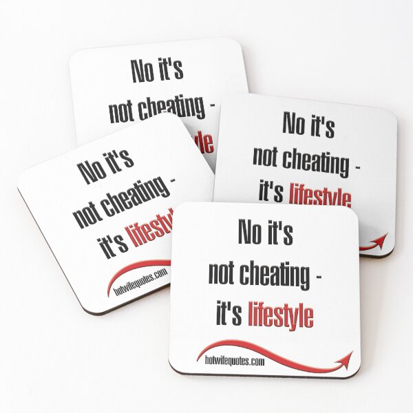 Artikelvorschau, No it's not cheating - it's lifestyle entworfen und verkauft von hotwifequotes.