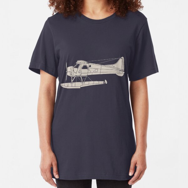 de Havilland Canada (DHC-2) Beaver Slim Fit T-Shirt