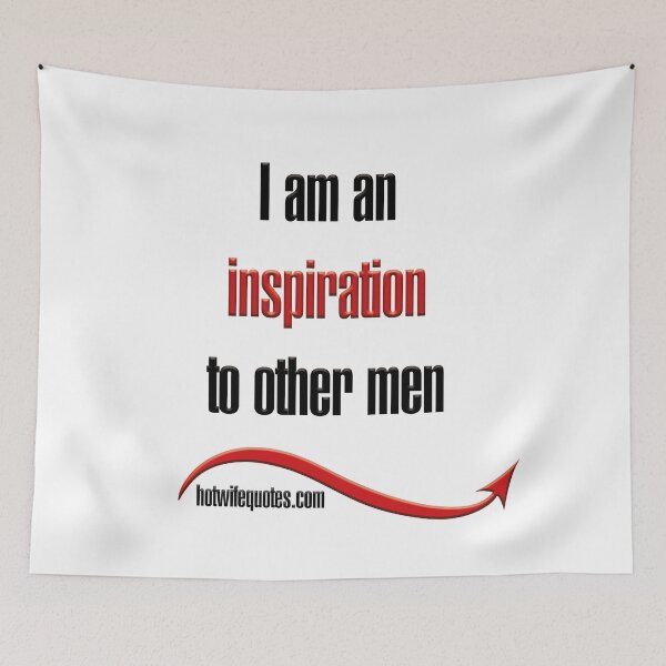Artikelvorschau, I am an inspiration to other men entworfen und verkauft von hotwifequotes.