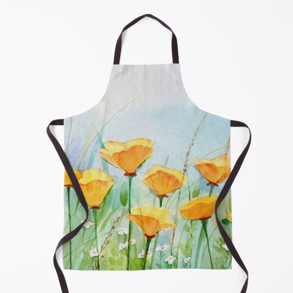 Item preview, Golden Poppies Landscape designed and sold by Cathi Freund.