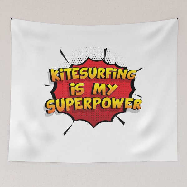 Item preview, Kitesurfing is my Superpower Funny Design Kitesurfing Gift designed and sold by Custom365.